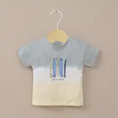 OPALINE - Polera manga corta amarilla de niño