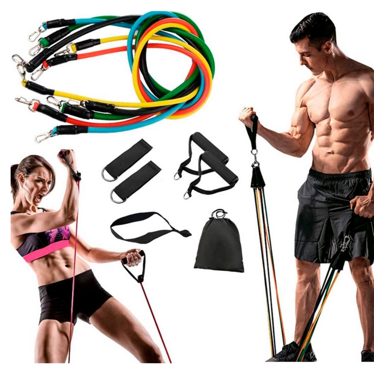 MOVI - Set de Bandas Elásticas de Ejercicio