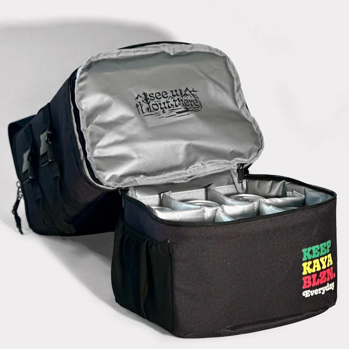 KAYA UNITE - Mochila Cooler Nomade Rasta Negro