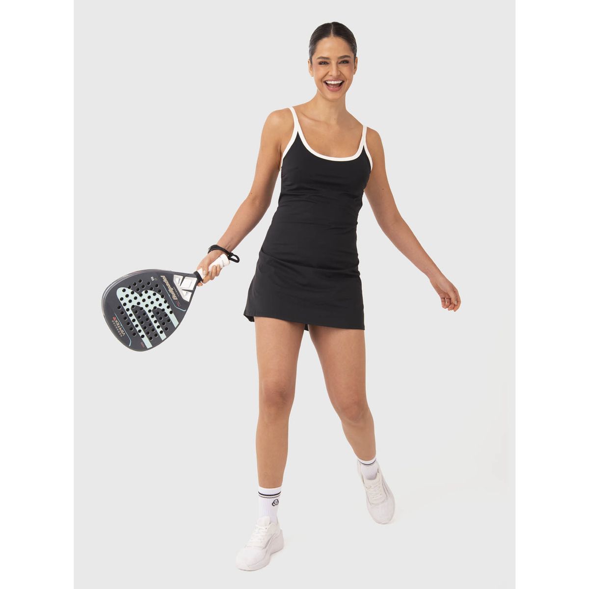 BSOUL - Vestido Mujer Skort Negro BSOUL