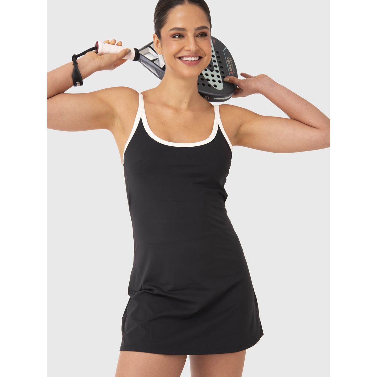 BSOUL - Vestido Mujer Skort Negro BSOUL