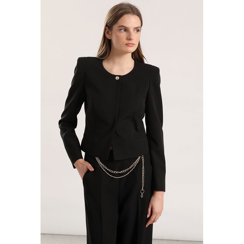 LIOLA - Chaqueta corta Liola mujer negro