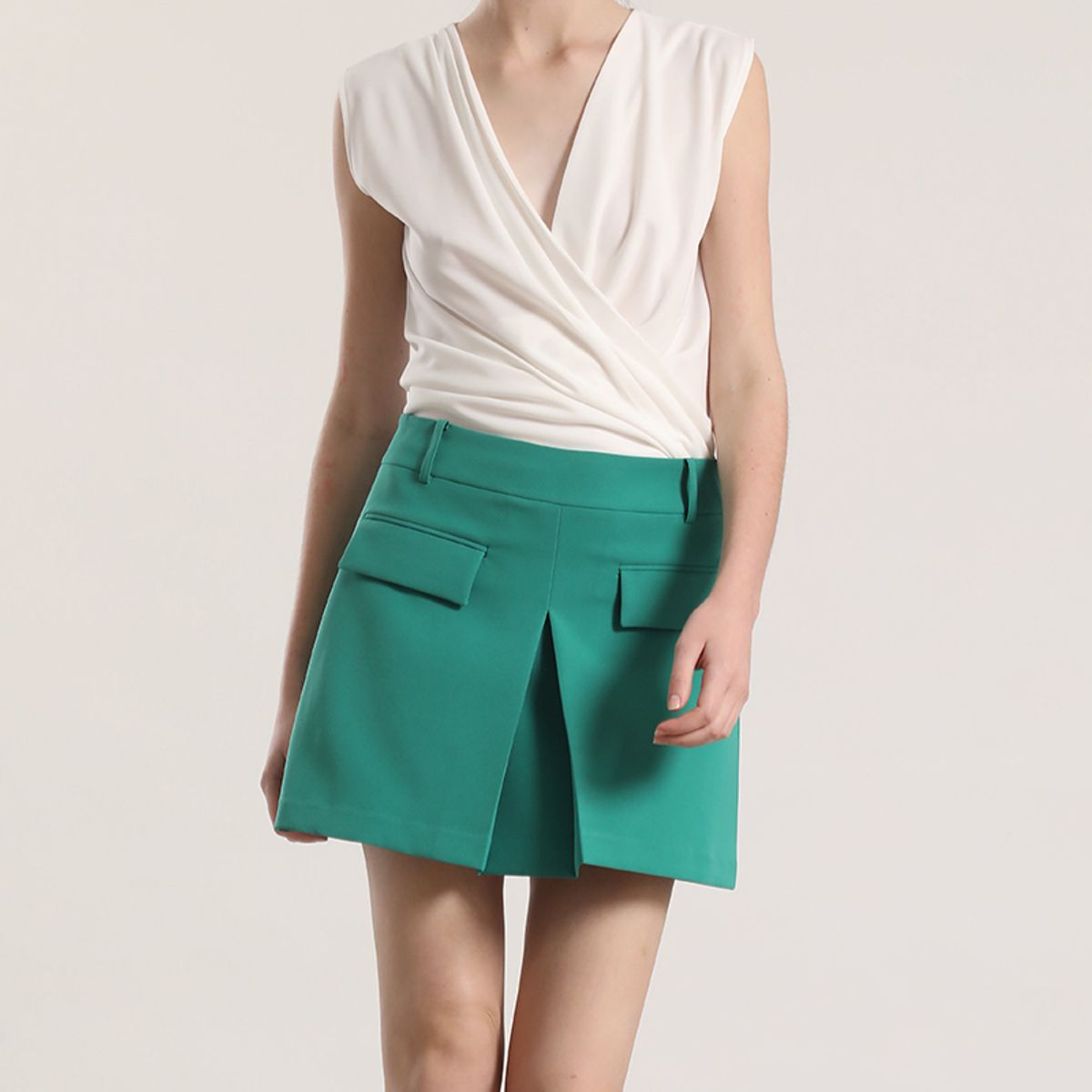 LIOLA - Falda pantalón Liola mujer verde