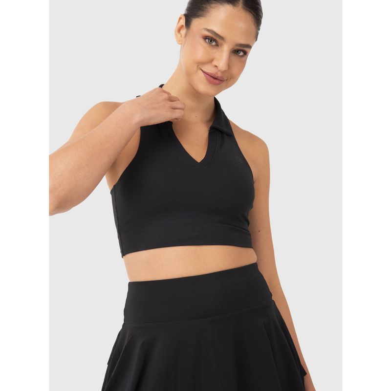 BSOUL Peto Mujer Polo Negro BSOUL