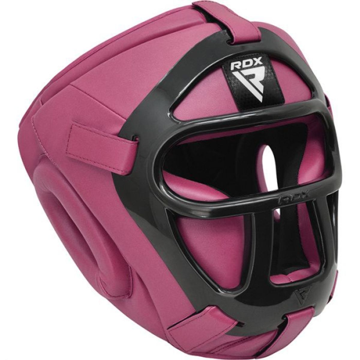 RDX - Cabezal Protector T1 con Mascarilla Removible Rosada XL