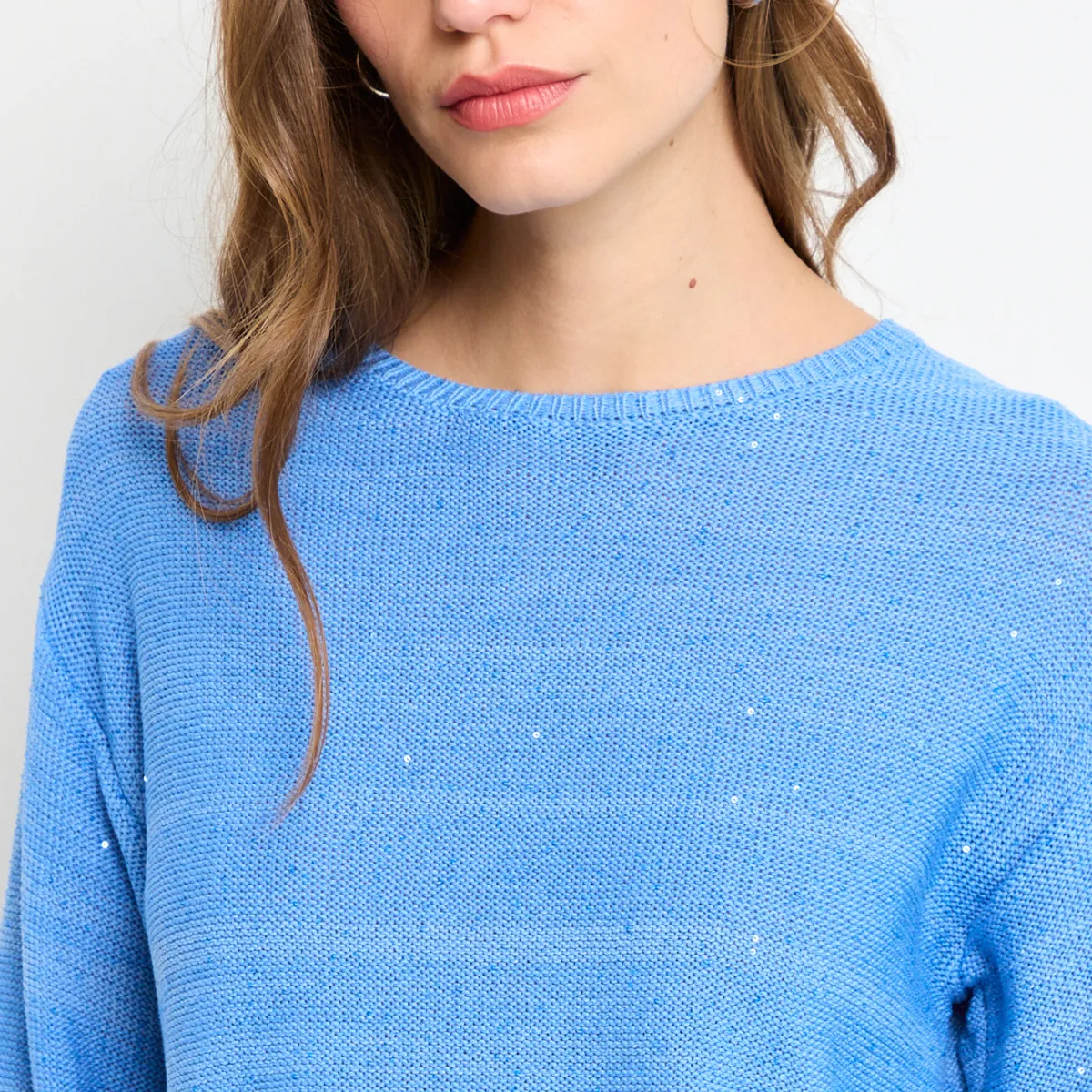 IO - Sweater Mujer Celeste Io