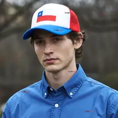 UTILISIMO - Gorro Jockey Talla Única Ajustable Malla Poliéster Estampado Chileno