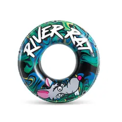 INTEX - Flotador Anillo Inflable River Rat 122cm