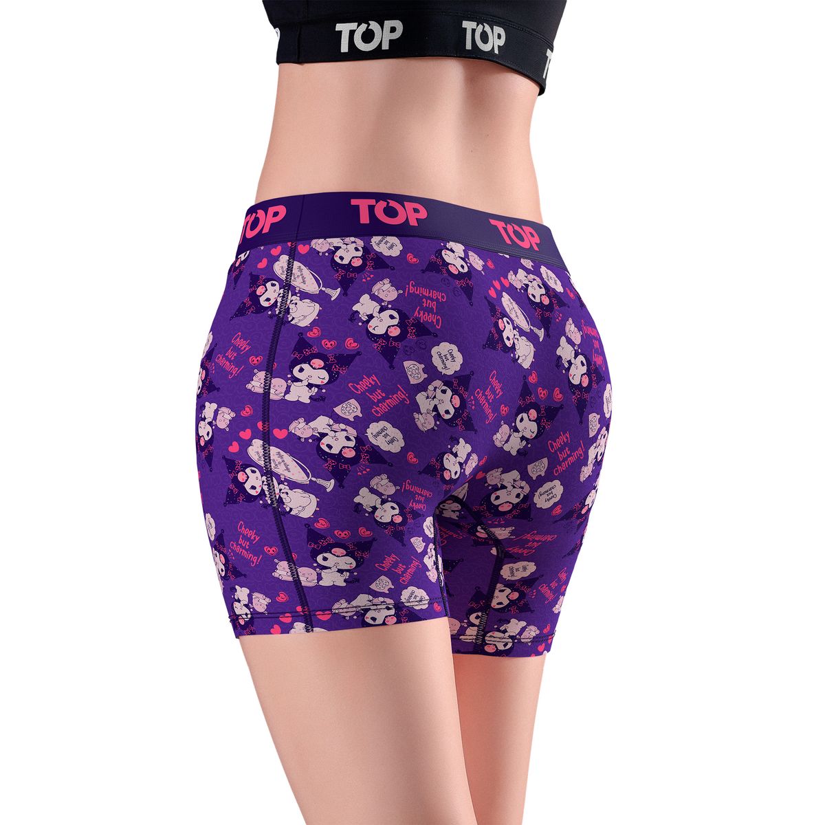 TOP - Bóxer Medio MUJER Algodón Pack 3 Kuromi C5 Top