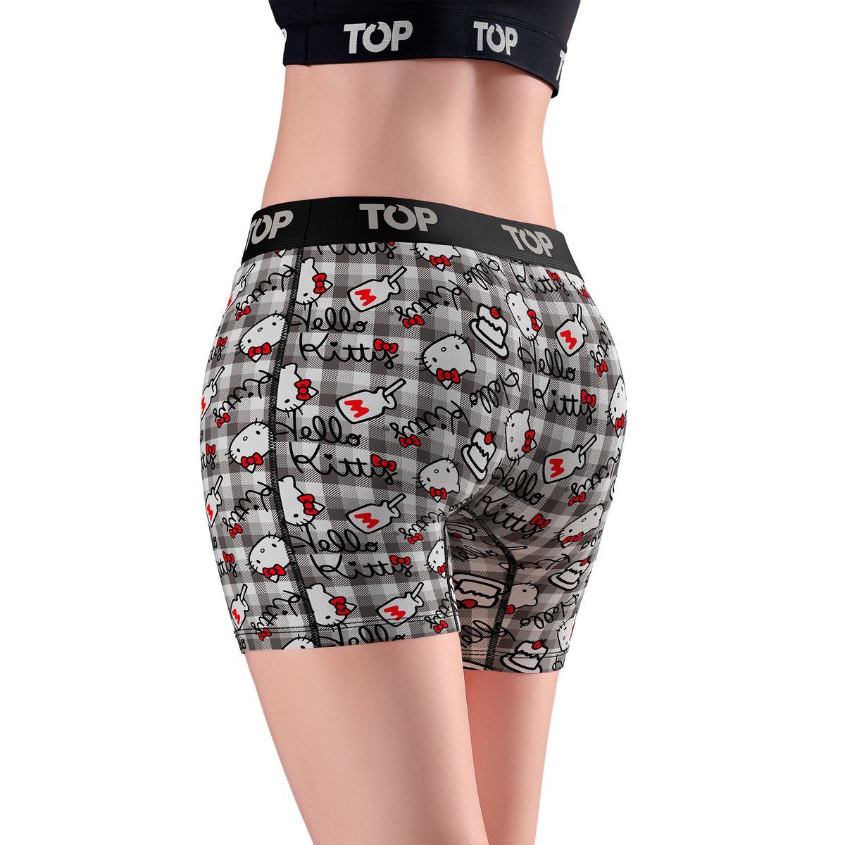 TOP - Bóxer Medio MUJER Algodón Pack 3 Hello Kitty C6 Top
