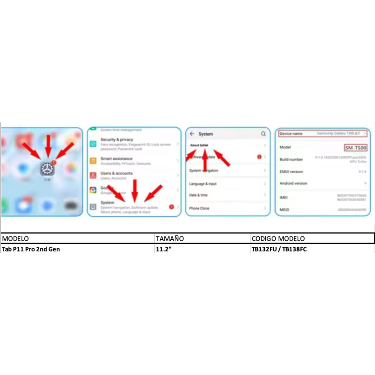 GENERICO - Fundas Con Teclado 2.0 y Mouse Para Lenovo Tab Pro 11 2da Gen- letra Ñ