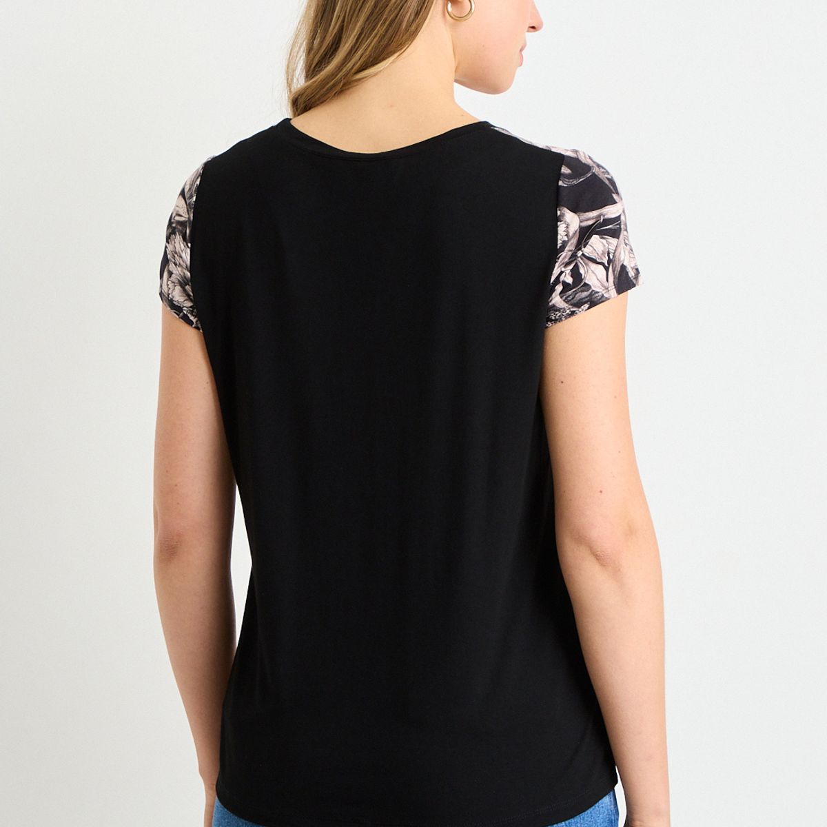 ASH - Polera Manga Corta Mujer Gris Ash