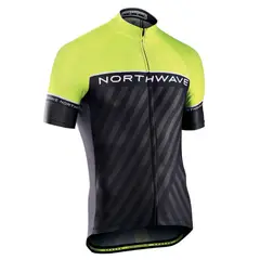 360 - Tricota Hombre Northwave® Logo 3 Blackyellow