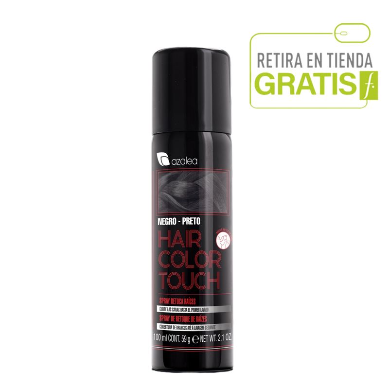 SALERM - Spray Tinte Retocador De Raíces Y Canas - Tono Negro