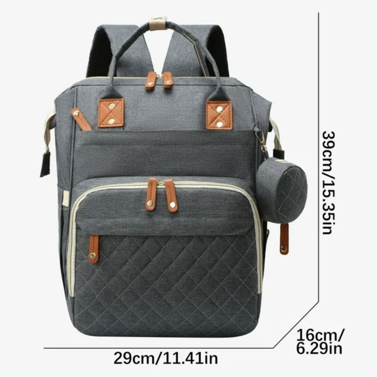 CRUSEC - Mochila Pañalera Bolso Maternal Mudador Infantil Para Bebe