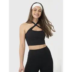 BSOUL - Peto Mujer Cross Back Negro