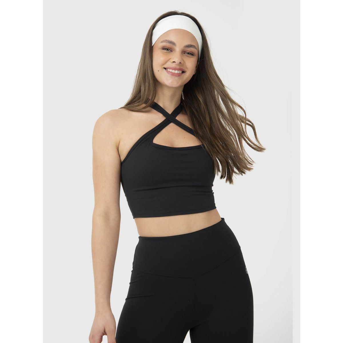 BSOUL - Peto Mujer Cross Back Negro BSOUL