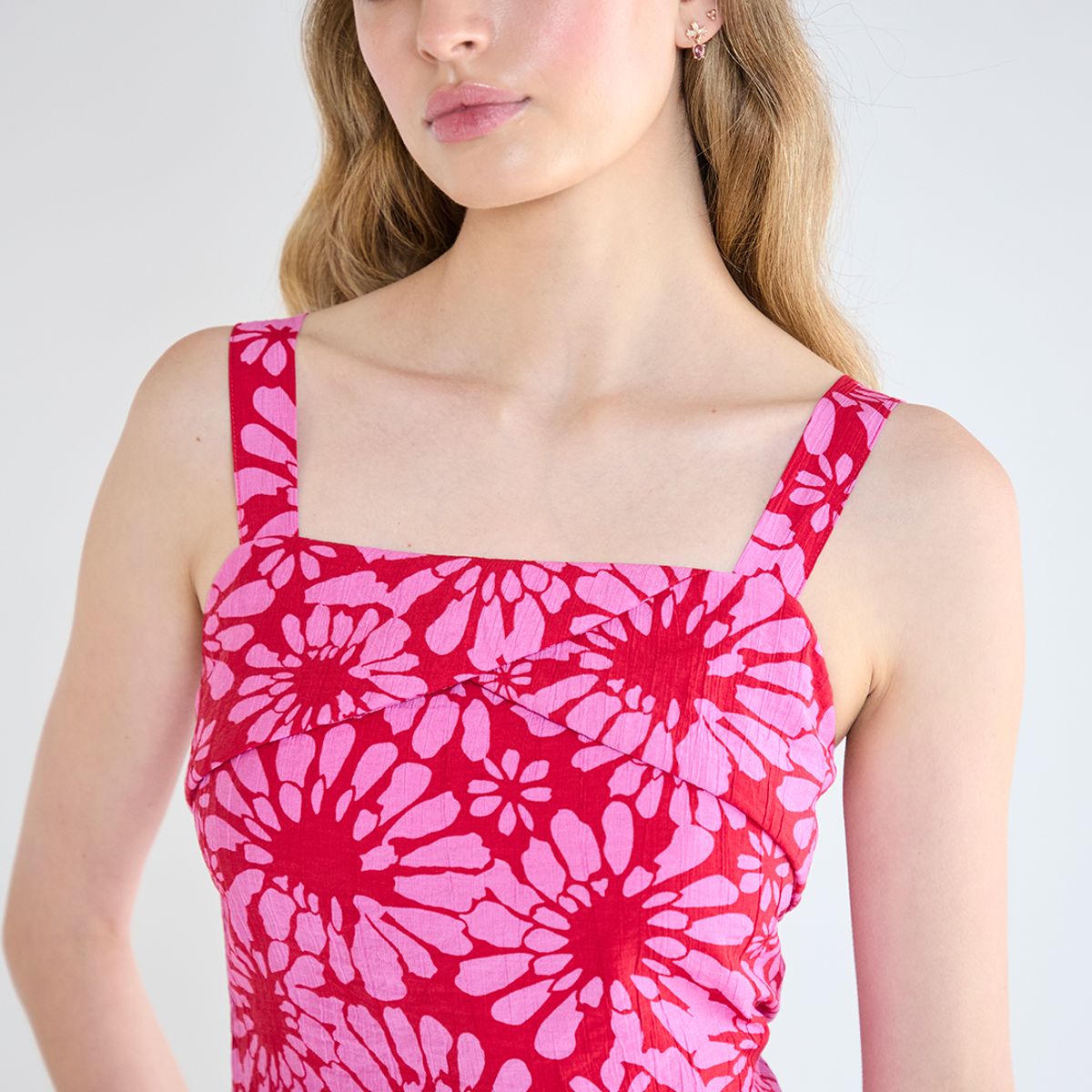 IO - Blusa Sin Mangas Rojo Mujer Io