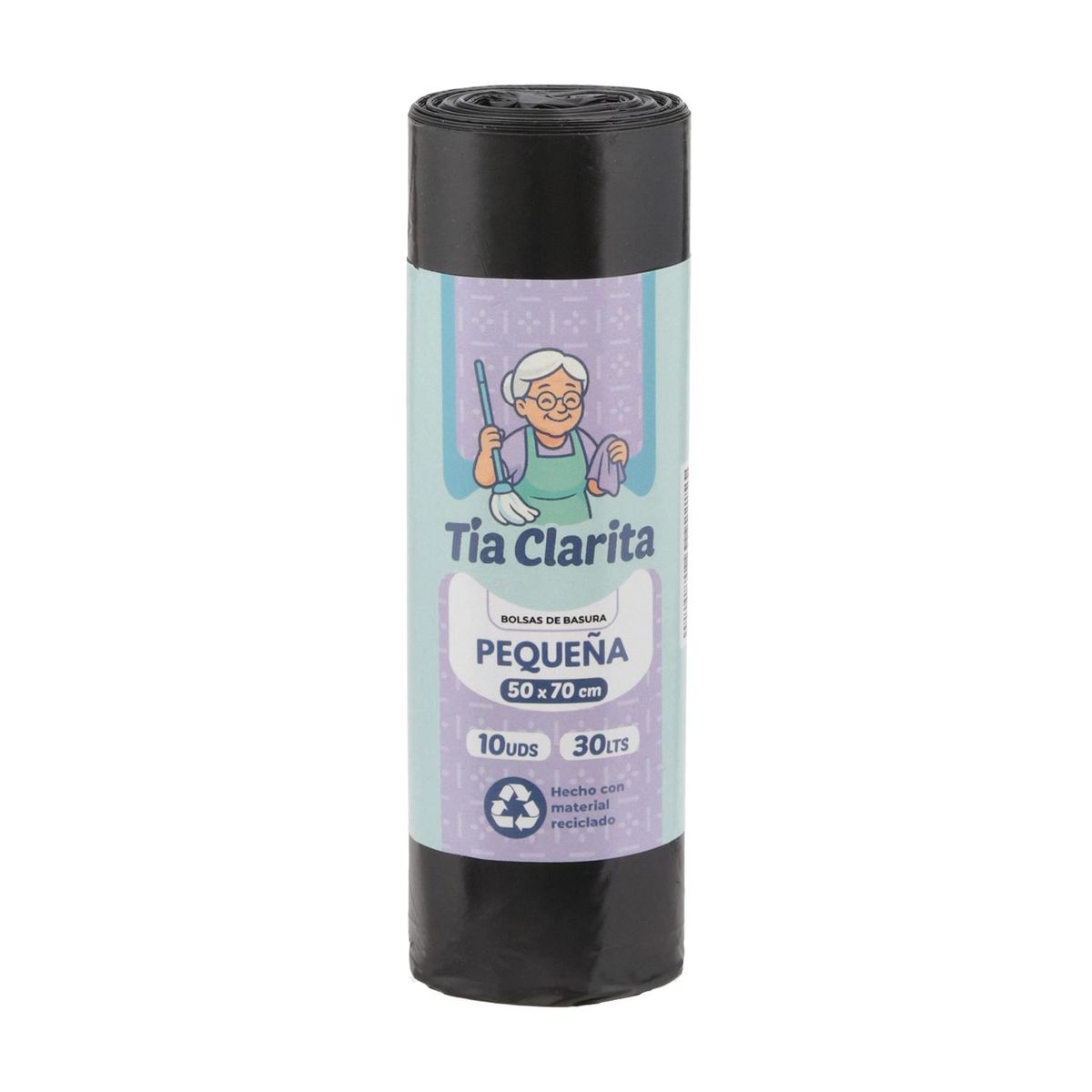 GENERICO - Bolsa de Basura 50*70 Tía Clarita - Rollo 10 uds