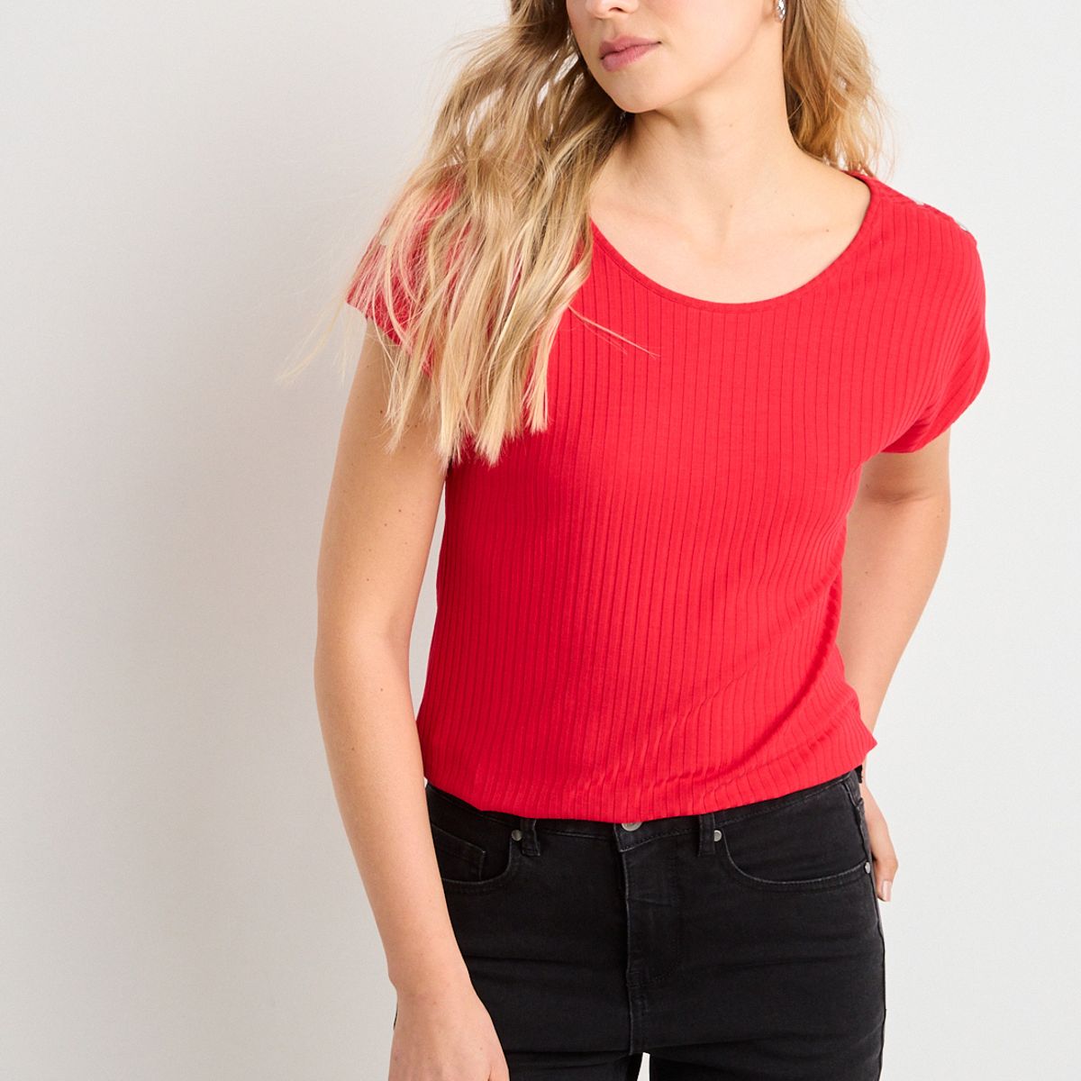 ASH - Polera Mujer Rojo Ash