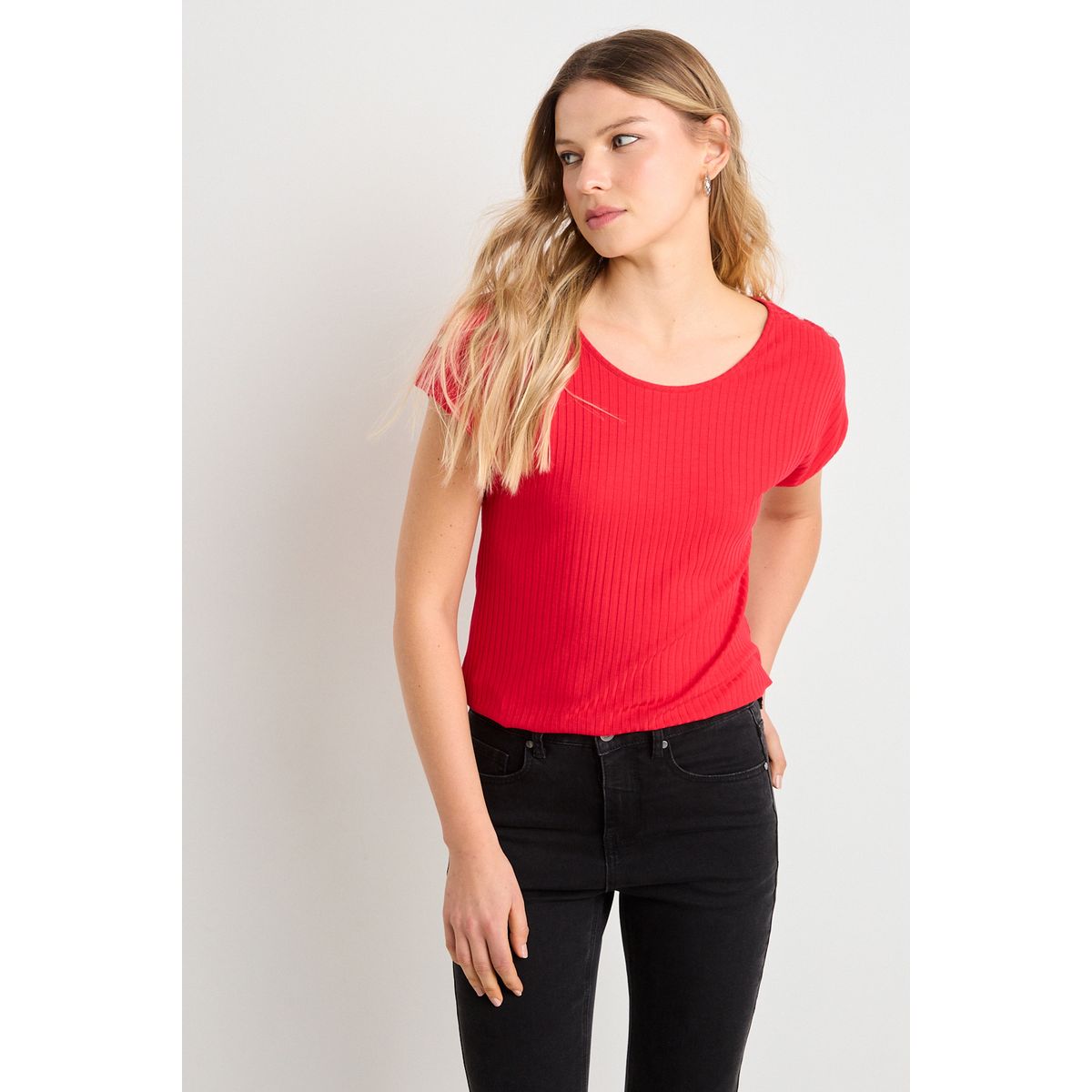 ASH - Polera Mujer Rojo Ash