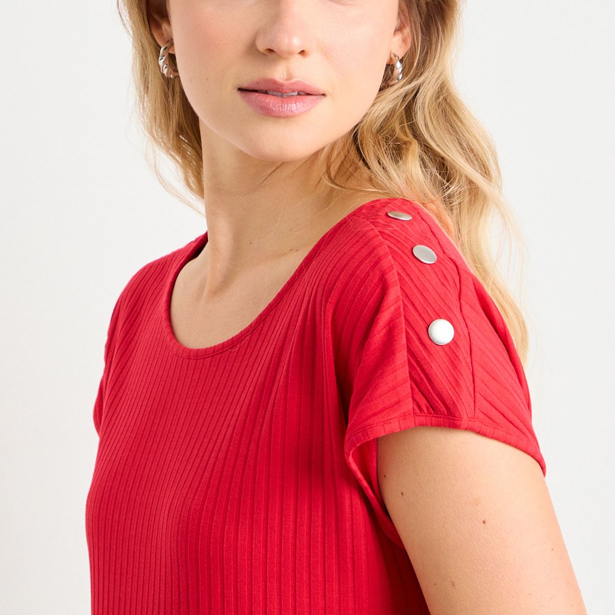 ASH - Polera Mujer Rojo Ash