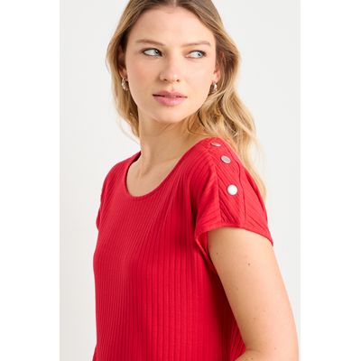 Imagen 2 del producto Polera Mujer Rojo