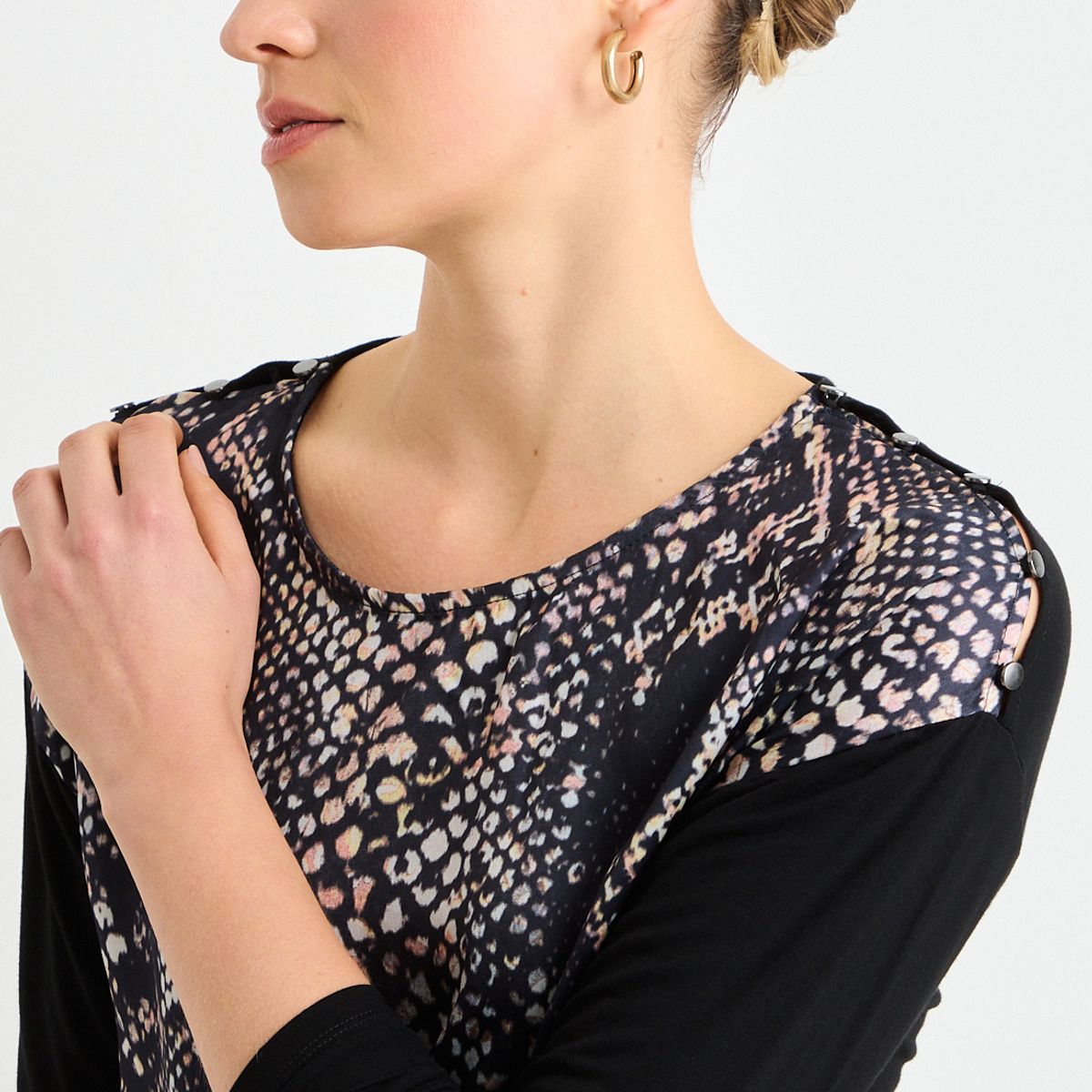 ASH - Polera Manga Larga Mujer Gris Ash