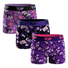 TOP - Bóxer Medio NIÑA Algodón Pack 3 Kuromi C5