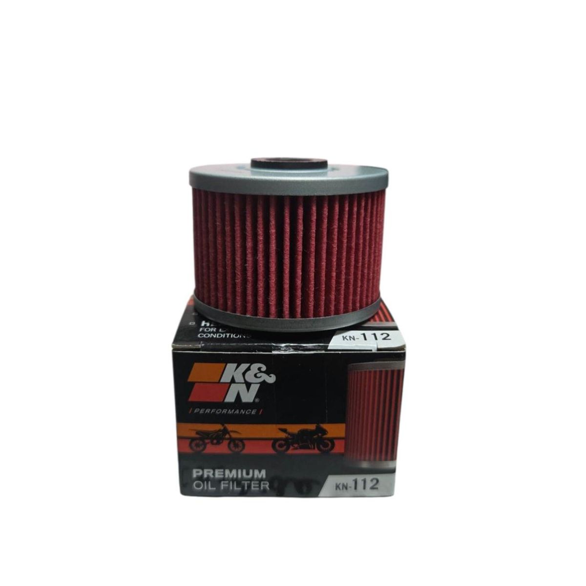 GENERICO - Filtro aceite Moto Alto flujo Honda 250/300/400 K&N 112