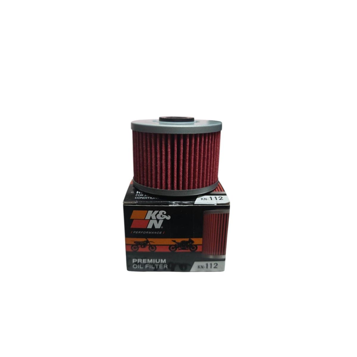 GENERICO - Filtro aceite Moto Alto flujo Honda 250/300/400 K&N 112