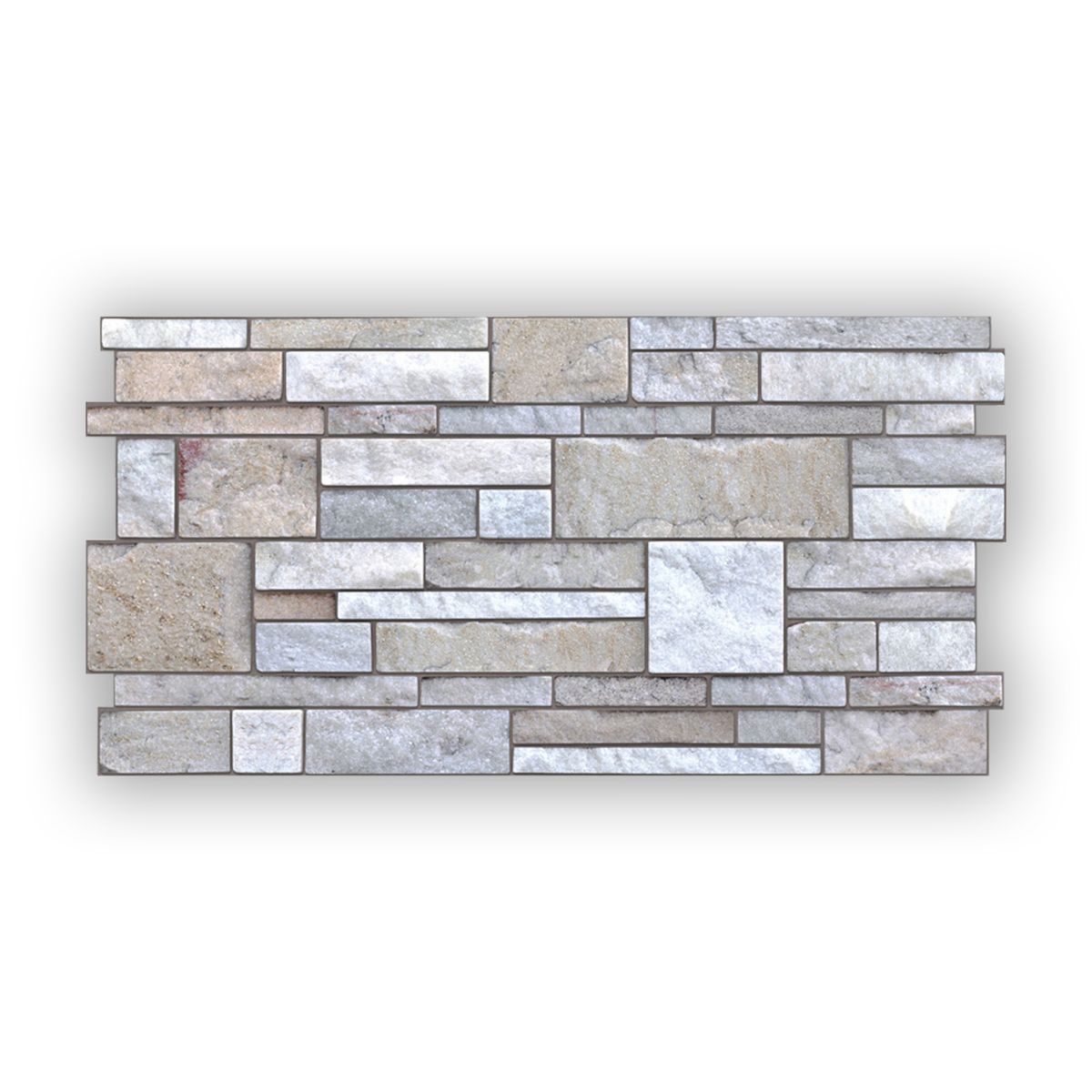 Wall Panel PVC 3D 96.9 x 48.4cm PIEDRA GRANITO 4.5m² (10 Paneles), marca MERCAR RAY - Foto 2