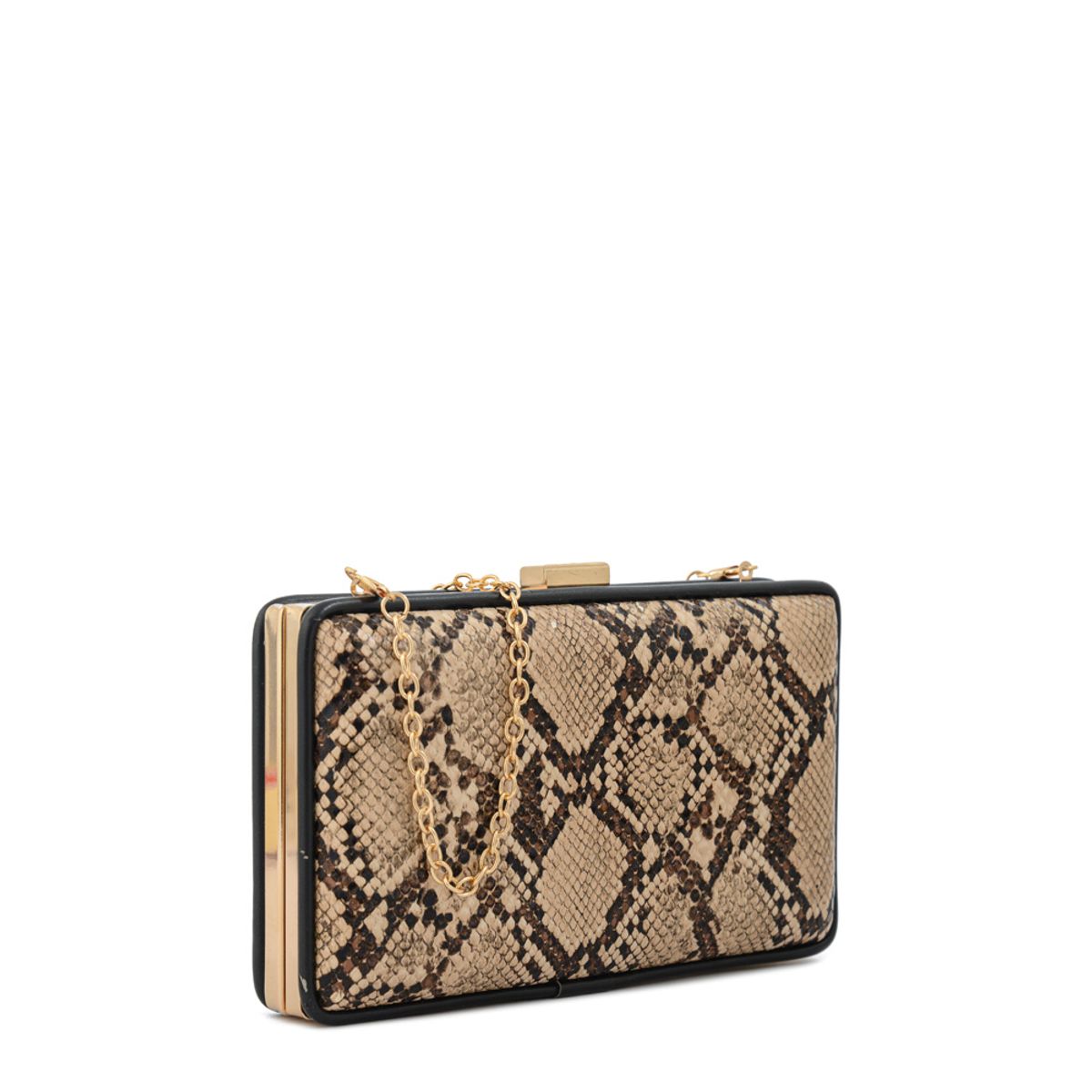 AMPHORA - Cartera fiesta deity pequeña beige oscuro