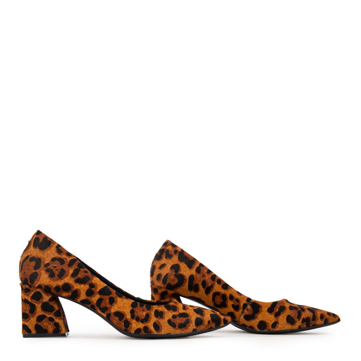 AMPHORA - Zapato tipo reina luna cuero animal print