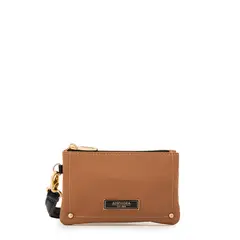 AMPHORA - Monedero canada pequeña camel
