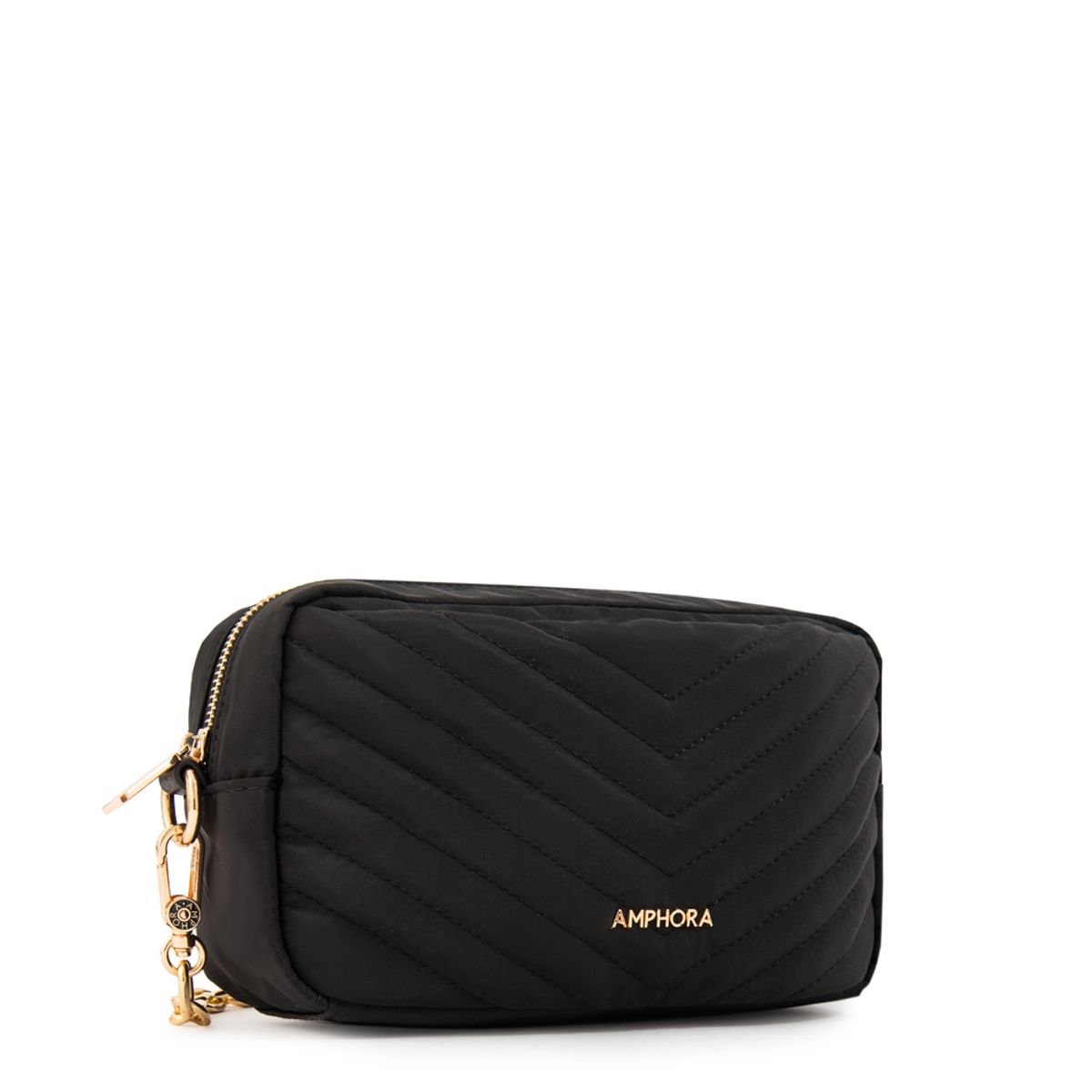 AMPHORA - Cartera bandolera filomena pequeña negro especial