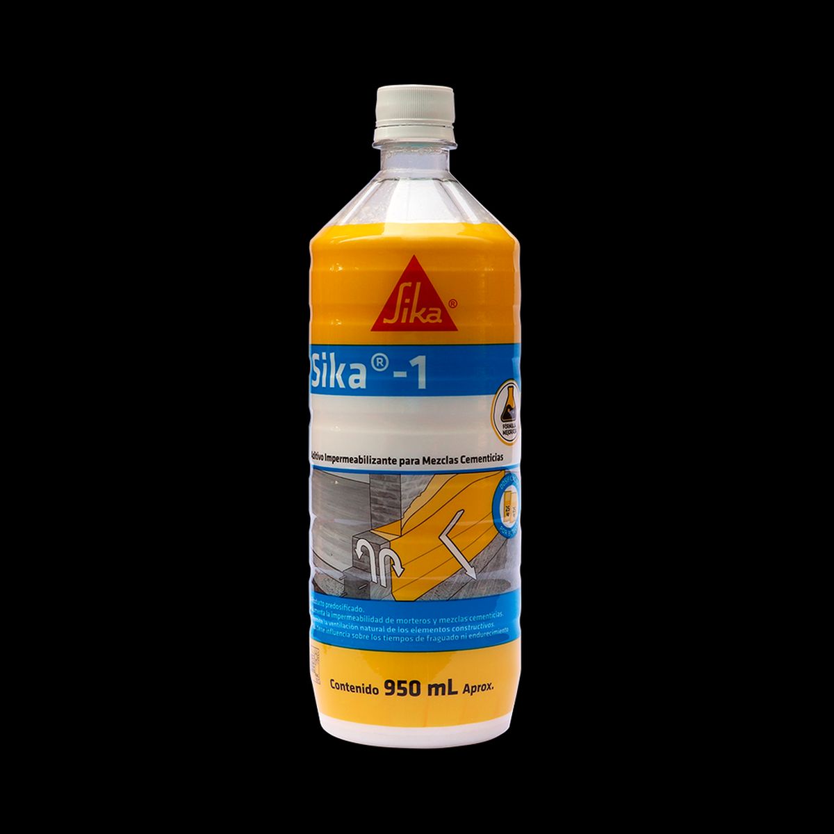 SIKA - SIKA 1 Aditivo de Impermeabilizante, Botella 950ml