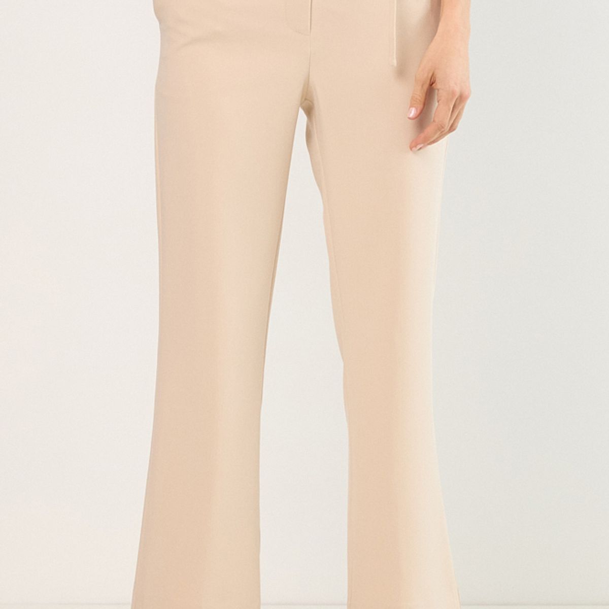 MA GRIFFE - Pantalon Mujer Beige Magriffe