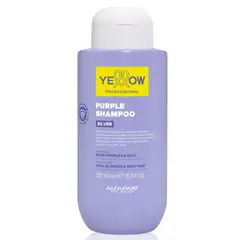 ALFAPARF MILANO - SHAMPOO VIOLETA NEUTRALIZANTE ANTI-AMARILLO YELLOW SILVER 500 ML
