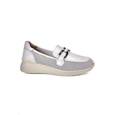 Imagen 2 del producto Mocasín Cuero Zully Blanco
