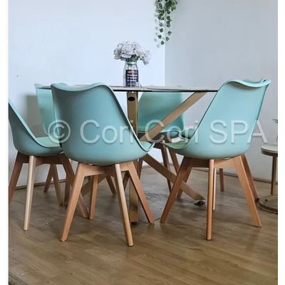 Imagen 2 del producto Juego de Comedor Warwick 120cm + 6 Sillas Tulip