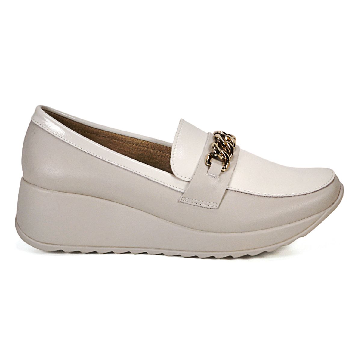 DEGAS - Mocasín Cuero Venisia Beige DEGAS