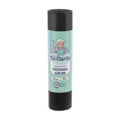 GENERICO - Bolsa de Basura 70*90 Tía Clarita - Rollo 10 uds