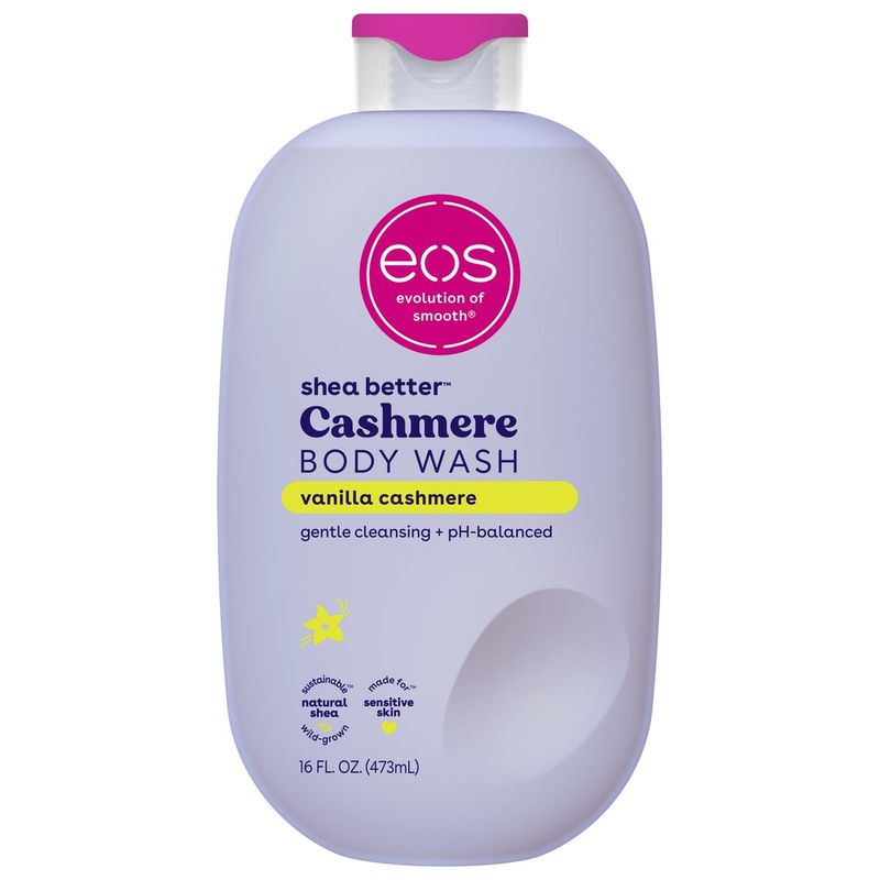 EOS - EOS Gel de Baño de Cachemira Vainilla 16 fl oz - Gel Hidratante