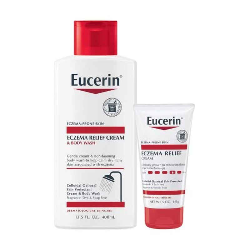 EUCERIN - Set de gel de baño y crema Eucerin para el alivio del eczema 400 ml