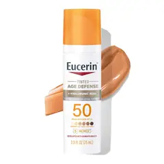 EUCERIN - Protector solar con color Tinted Age Defense SPF 50 75 mL