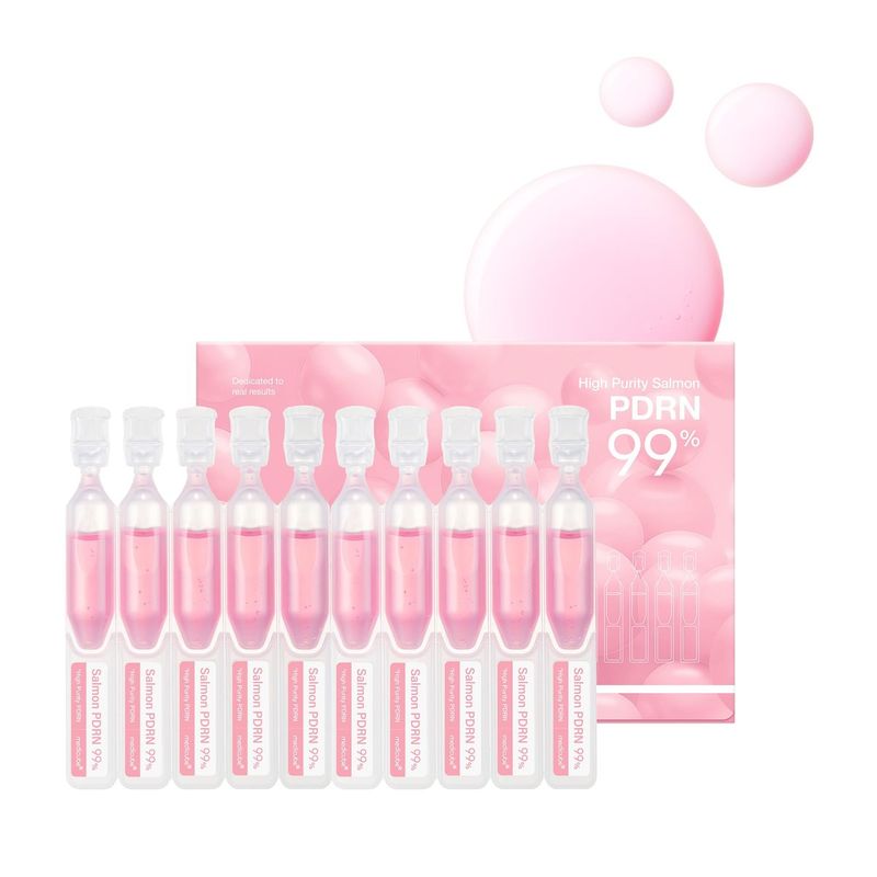 MEDICUBE - Serum Medicube Salmon DNA PDRN Gotero Rosa 15mL x 10 Paquetes-