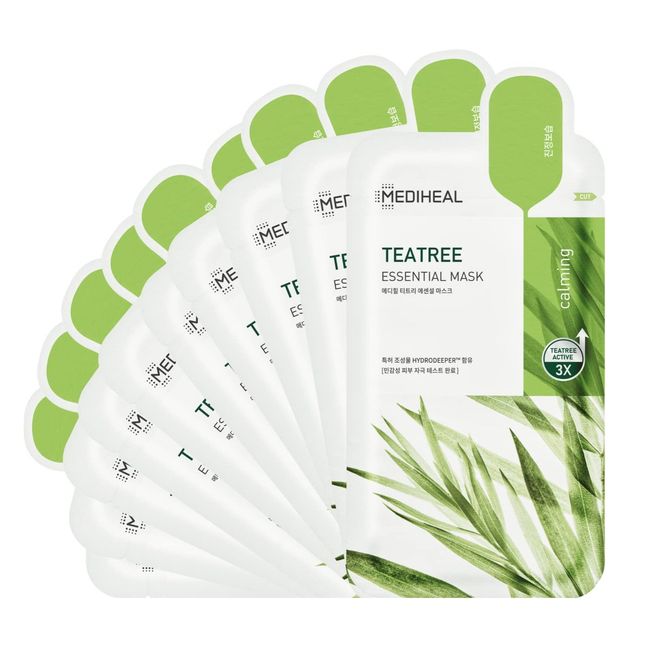 MEDIHEAL - Mediheal Mascarilla de Tela Control de Imperfecciones de Tea Tree 10EA