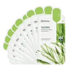 MEDIHEAL - Mascarilla de Tela Control de Imperfecciones de Tea Tree 10EA