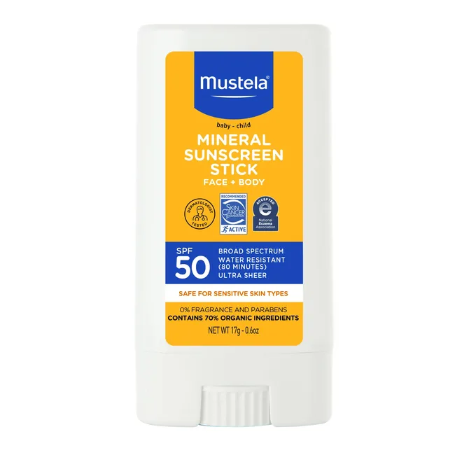 MUSTELA - Stick de protector solar para bebés Mustela SPF 50 17 mL